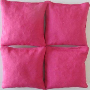 Cornhole Bags-Set of 4-6" by 6" -Handcrafted